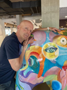 Mitja Zilverberg en de Elephant parade